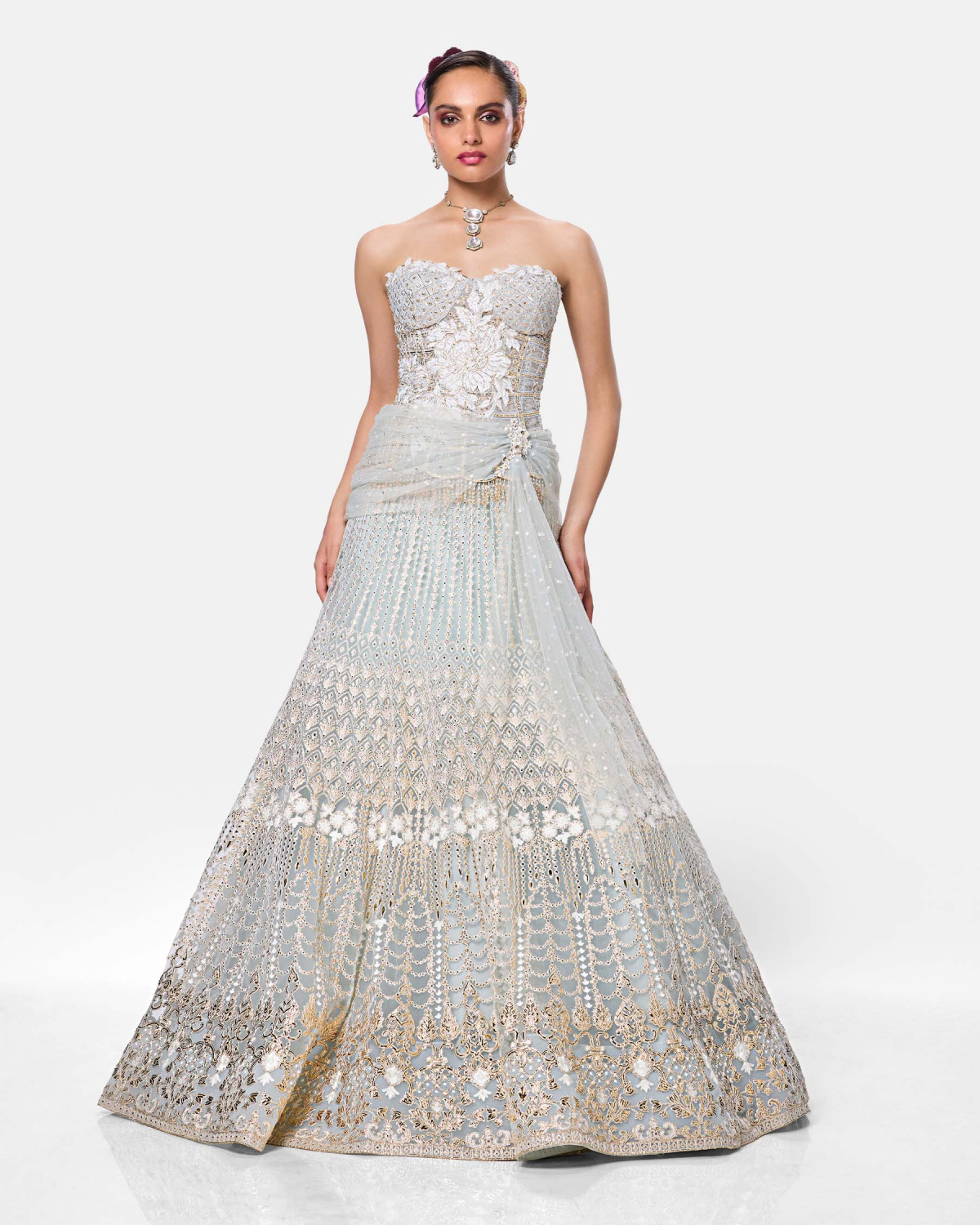 Astera Ivory Lehenga