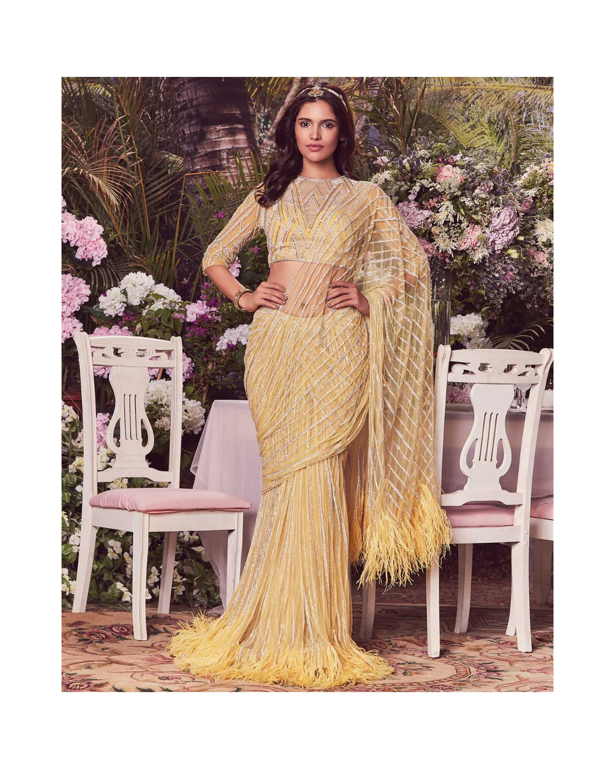 Zoie Tuscan Yellow Sari
