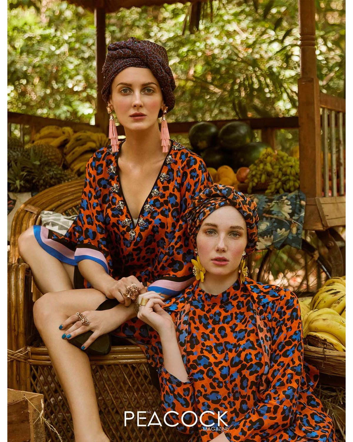 Tuscan Tour Multicolor Kaftan And Short Dress