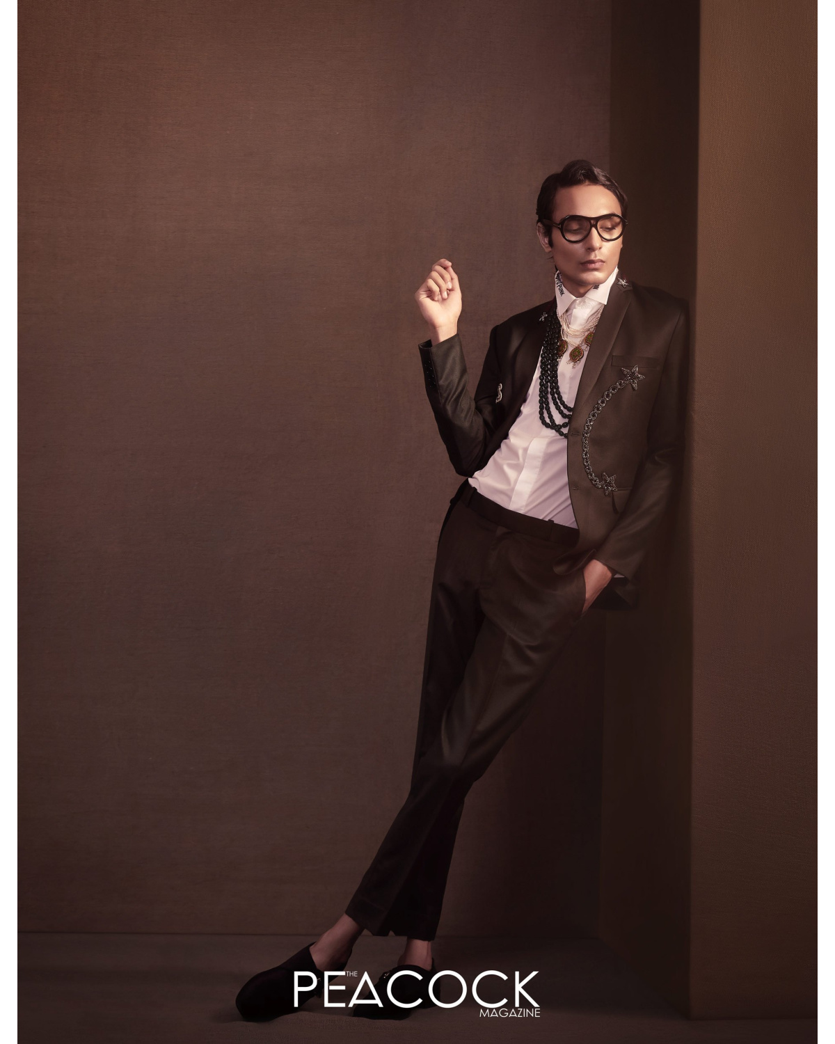 Blazer With Satin Shawl Collar