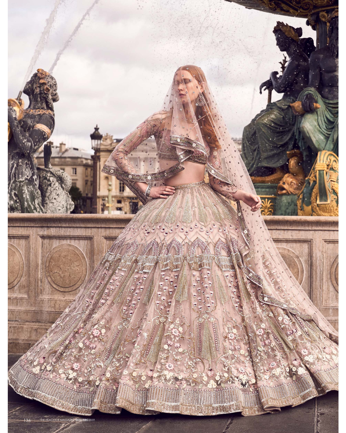 Poised In Paris Embroidered Lehenga Set