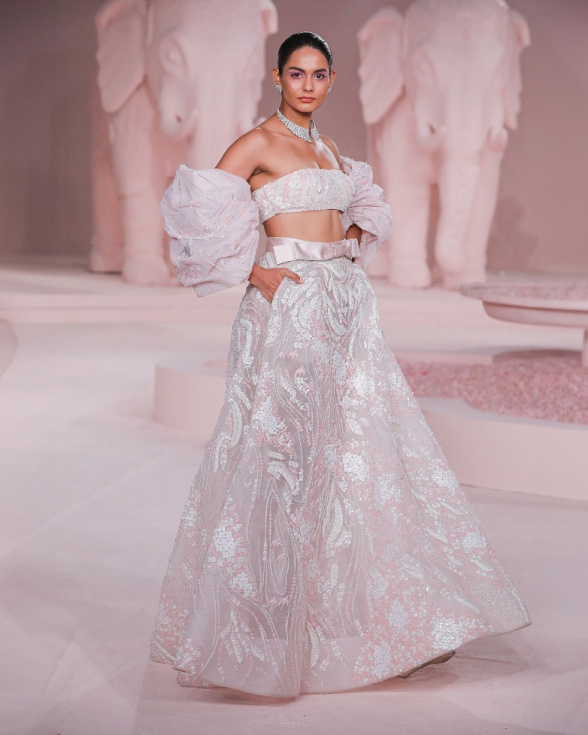 Kristen Lehenga Set