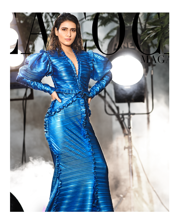 Fatima Sana Shaikh Blue Long Gown