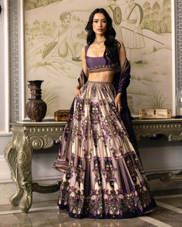 Althea Printed Lehenga Set