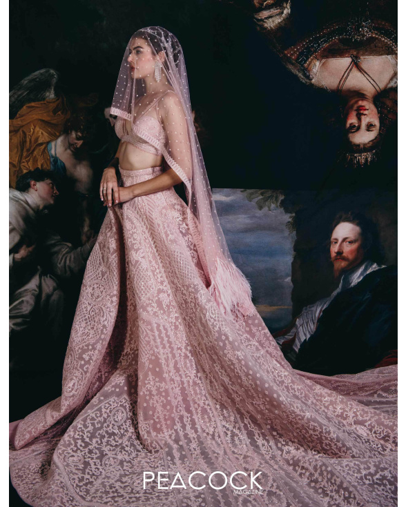 Icw Couture Pink Bridal Lehenga Set