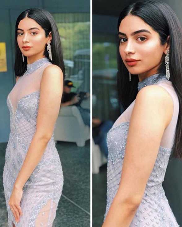 Khushi Kapoor Light Blue Gown