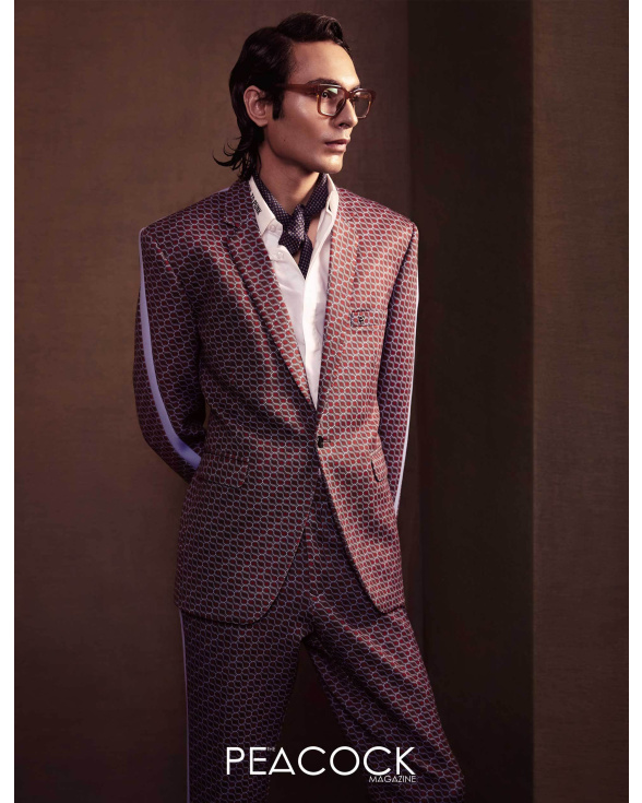 Noir Classic Blazer With Satin Shawl Collar