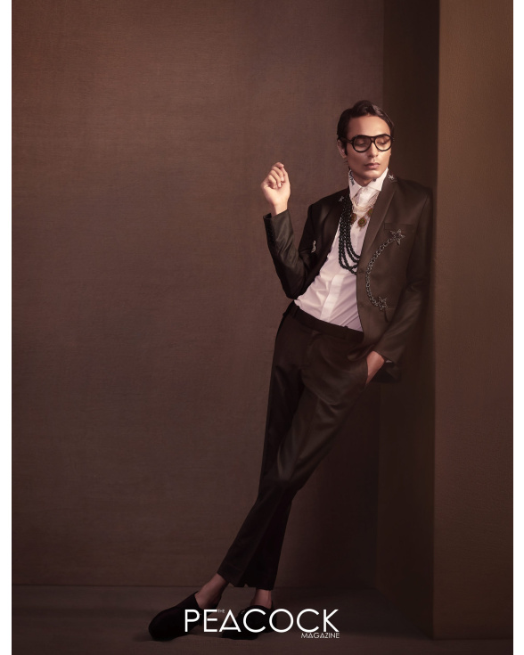 Blazer With Satin Shawl Collar
