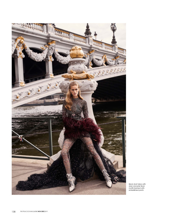 Buy Poised In Paris Crystal Work Jumpsuit - Falguni Shane Peacock