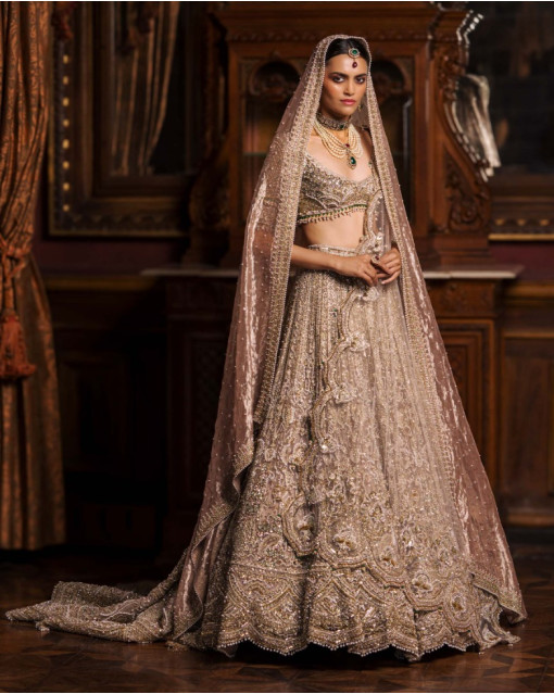 Alexandrine bridal lehenga set