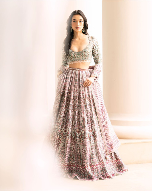 Latest 35 Designs of Floral Printed Lehenga For Women For 2022 - Tips and  Beauty | Lehenga designs simple, Lehenga designs latest, Simple lehenga