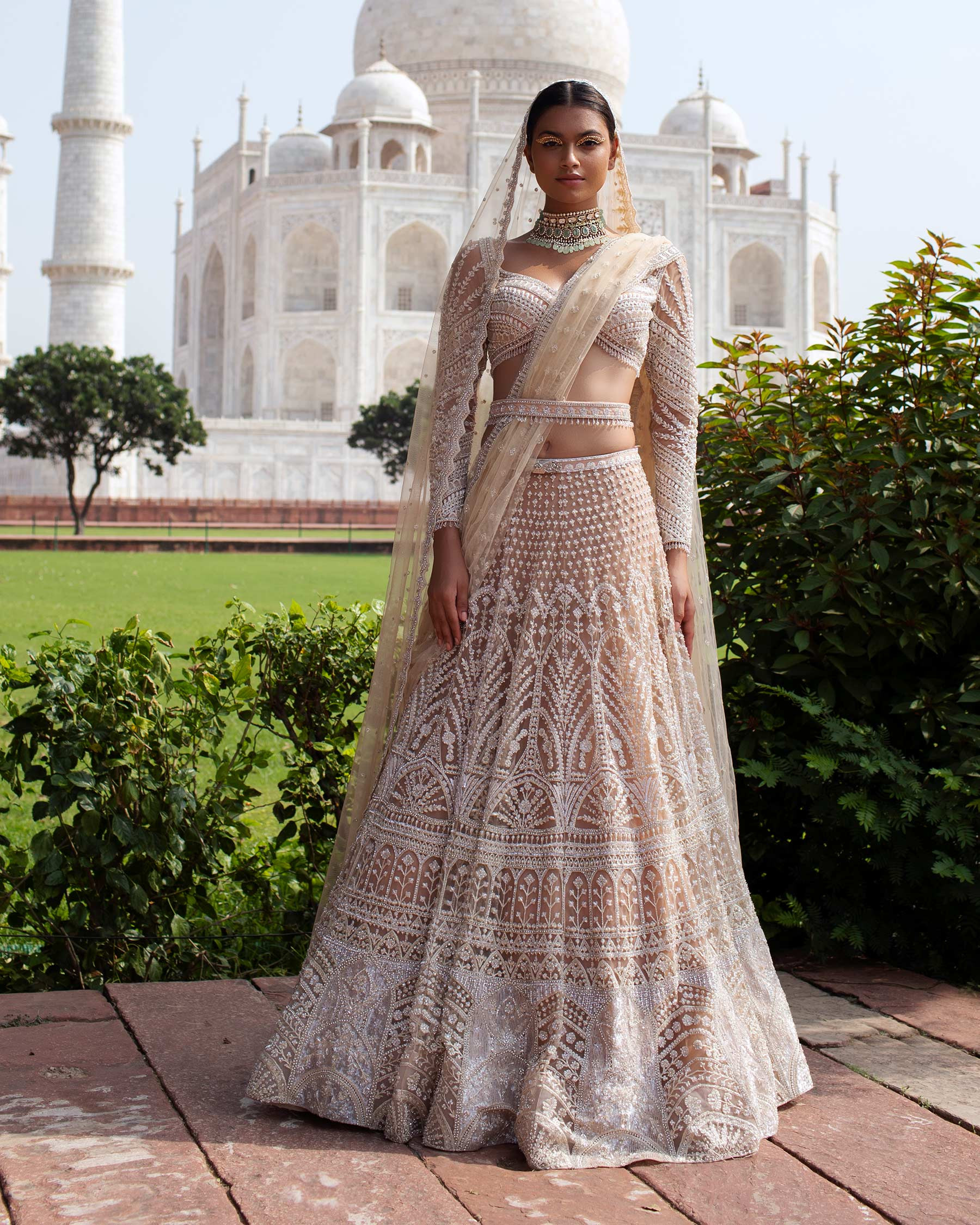 Buy odile bridal lehenga set at Falguni Shane Peacock