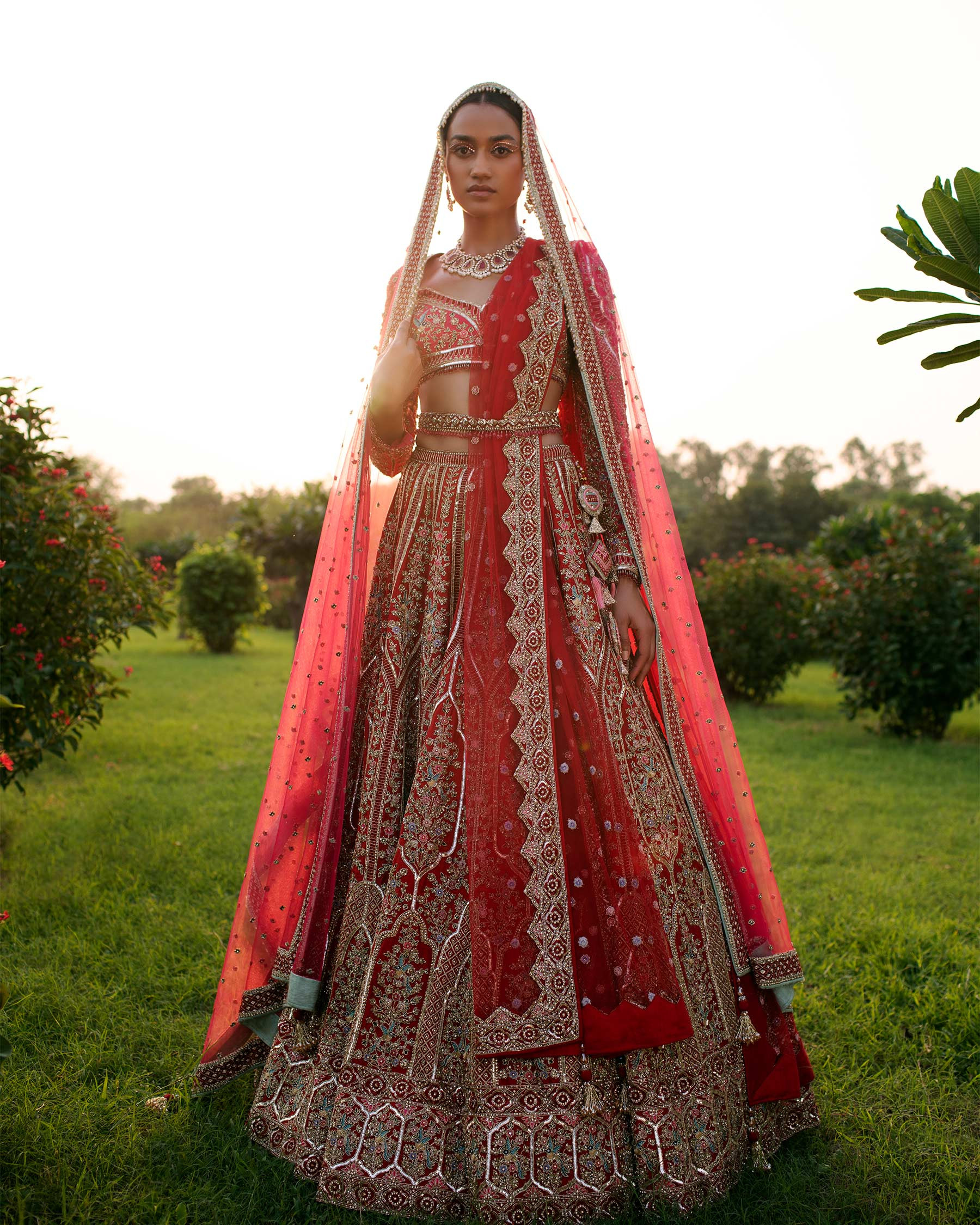 31 Real Brides Who Rocked In All Red Lehenga ! | WedMePlz