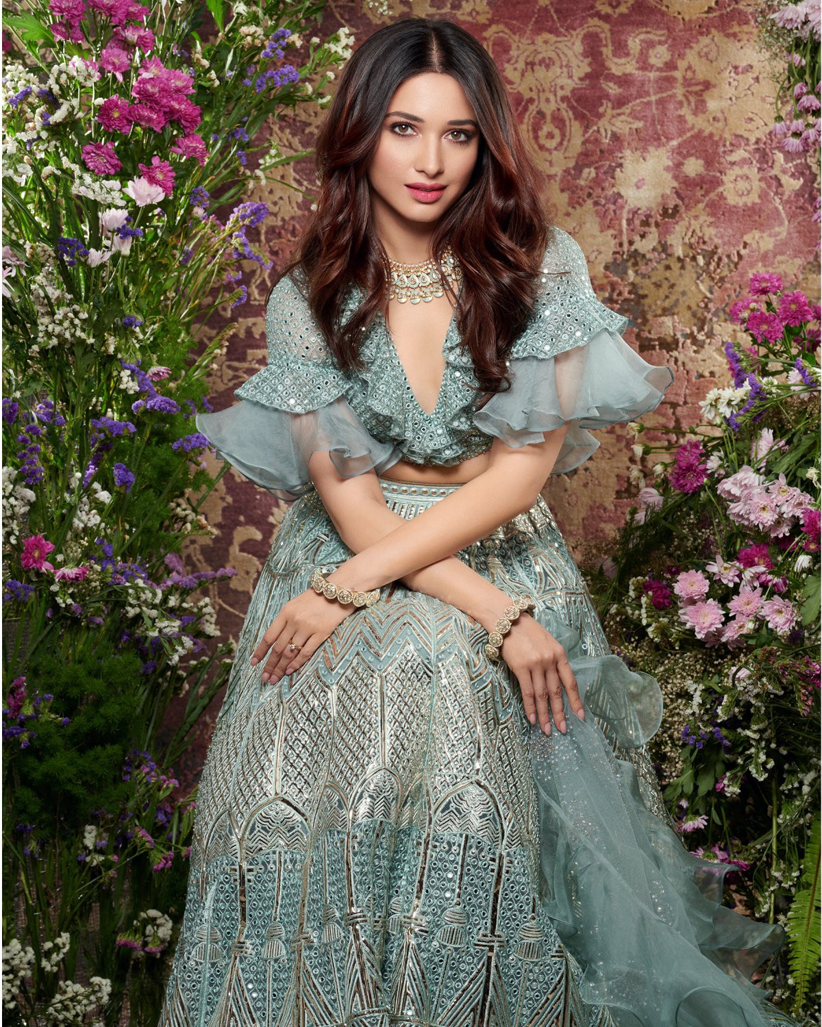 Tamannaah Bhatia Hottest Engagement Lehenga Designs, Bridal Lehengas