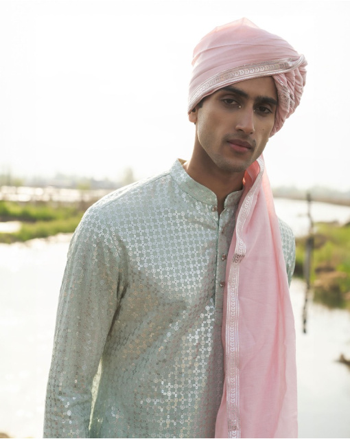 Green Khaleesi Kurta Set
