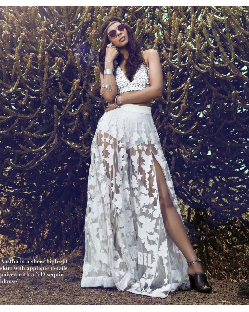 Aastha White Long Dress