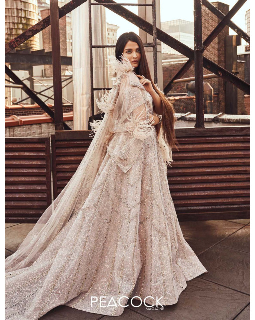 Aishwarya Rai Bachchan Crystal Work Lehenga Set