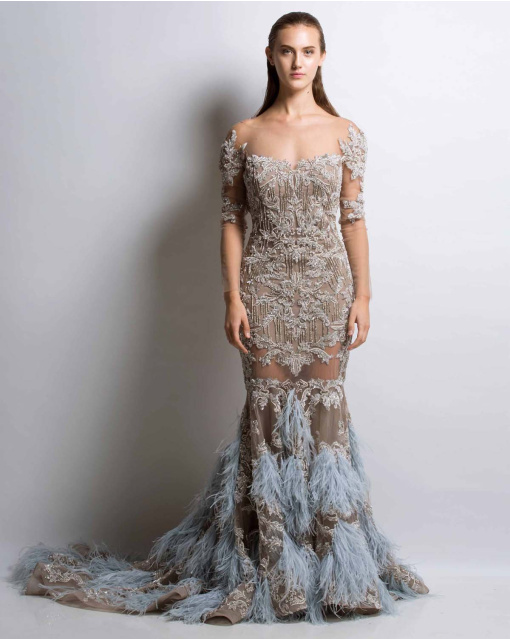 Bonnie Hand Embroidered Gown