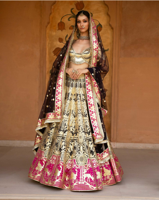 BRIGITTE BRIDAL LEHENGA SET 