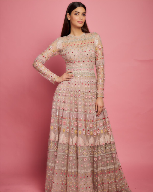 Diana Penty Peach Gown