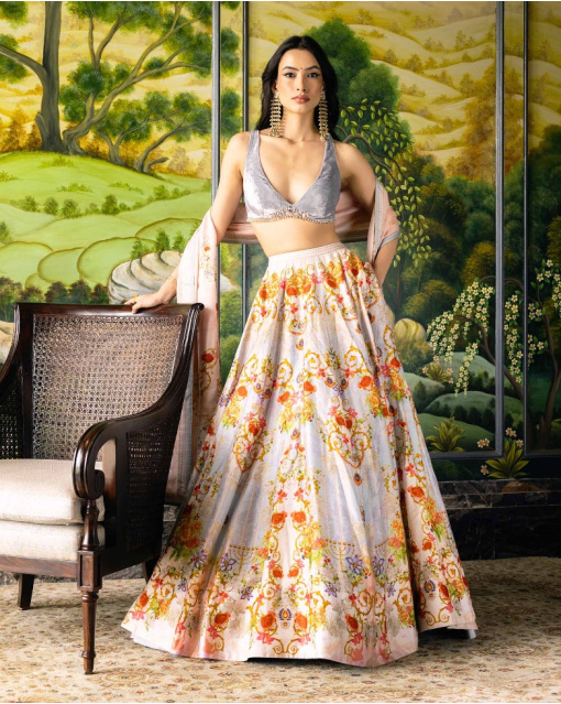 THALIA PRINTED LEHENGA SET