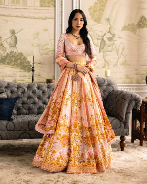 GAIA PRINTED LEHENGA SET