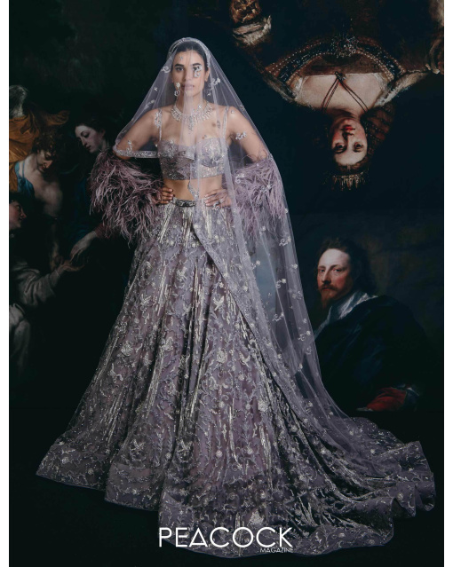ICW Couture Grey Lehenga Set