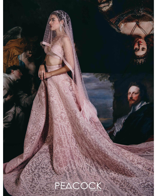 ICW Couture Pink Bridal Lehenga Set