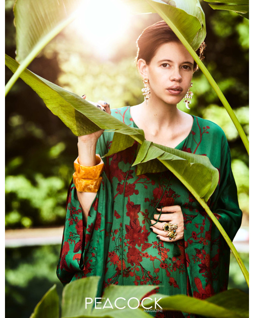 Green Full-Length Kaftan