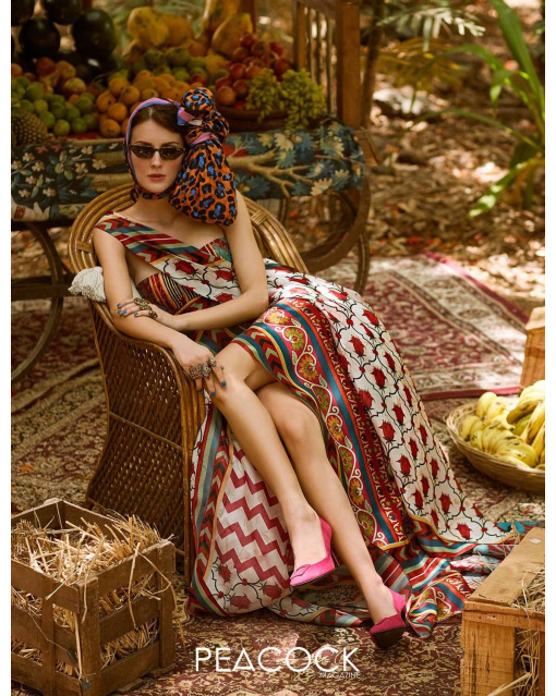 Tuscan Tour Multicolour Long Dress
