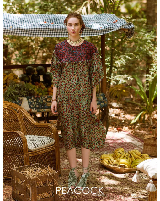Tuscan Tour Green Kaftan