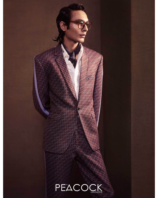Noir Classic Blazer With Satin Shawl Collar