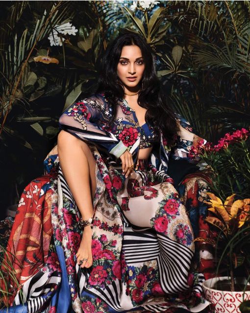 Kiara Advani Multicolour Long Gown