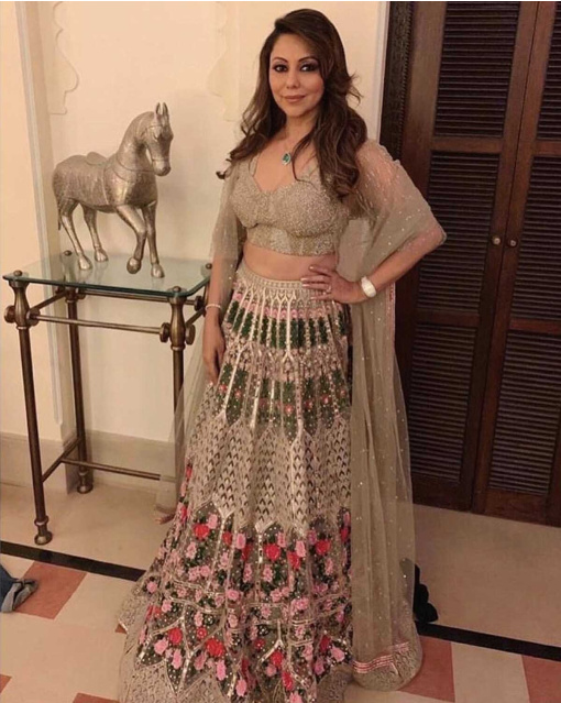 Gauri Khan Chrome Applique Lehenga
