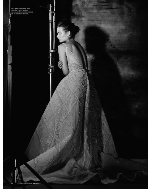 Noir Redux taffeta gown