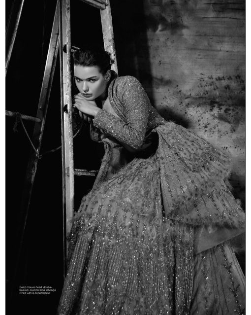 Noir Redux Lehenga