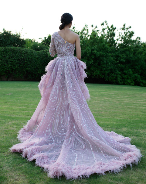 Gown dress for engagement discount