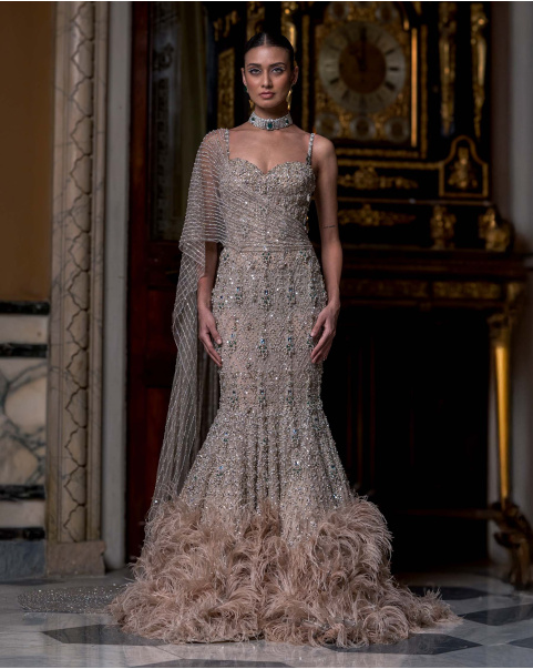 Sibylle Mermaid Gown With A Sweetheart Neckline