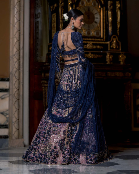 Salome  multicoloured lehenga set