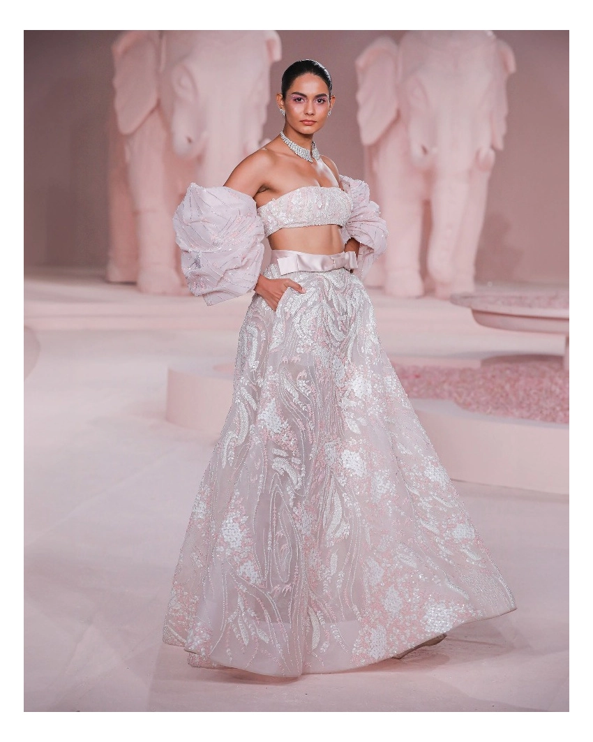 Kristen Lehenga Set