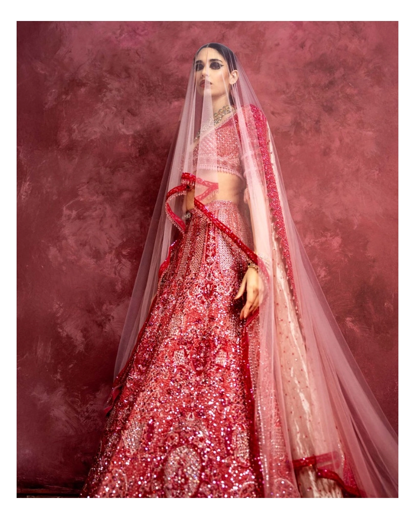 Fayette Rose Pink Lehenga Set With Intricate Embroidery