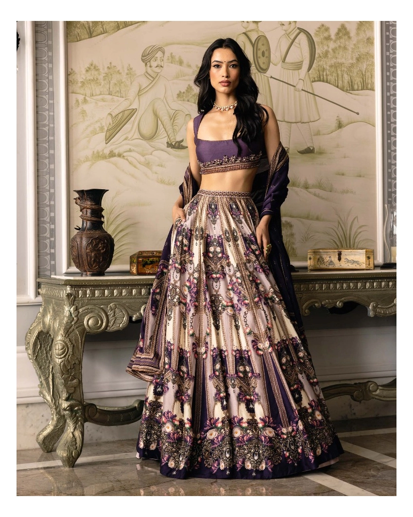 Althea Printed Lehenga Set