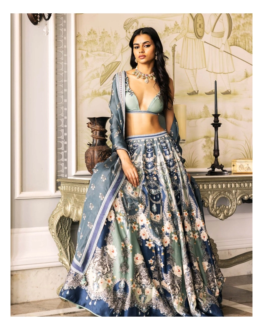 Hemera Printed Lehenga Set