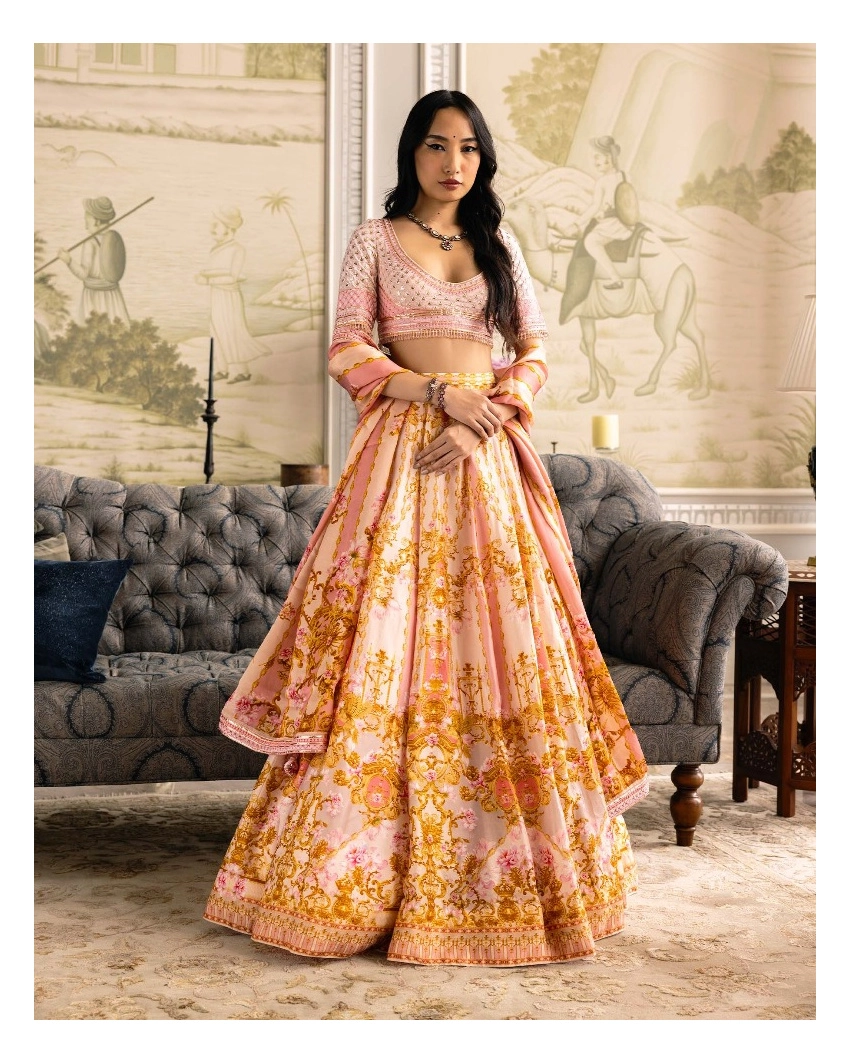 Gaia Printed Lehenga Set