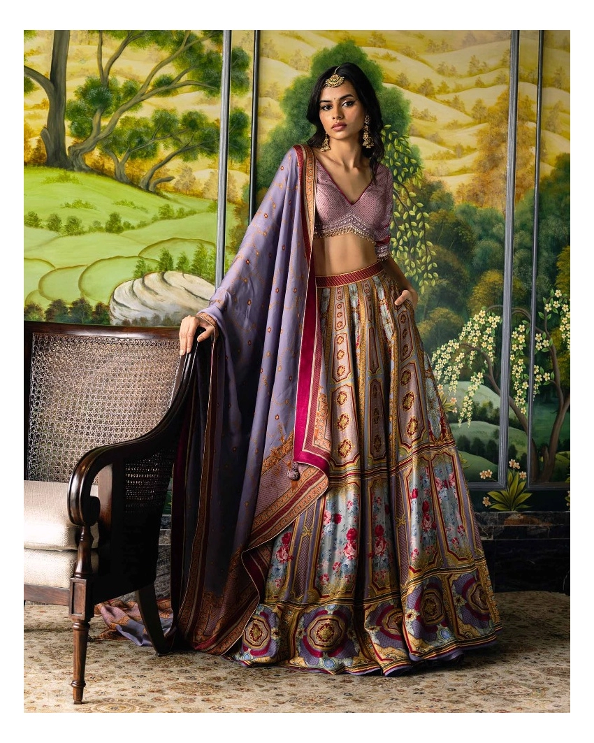 Eos Printed Lehenga Set