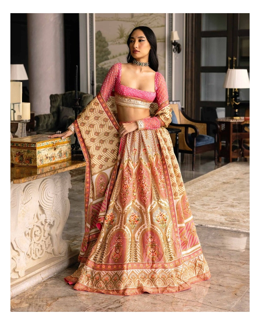 Clio Printed Lehenga Set