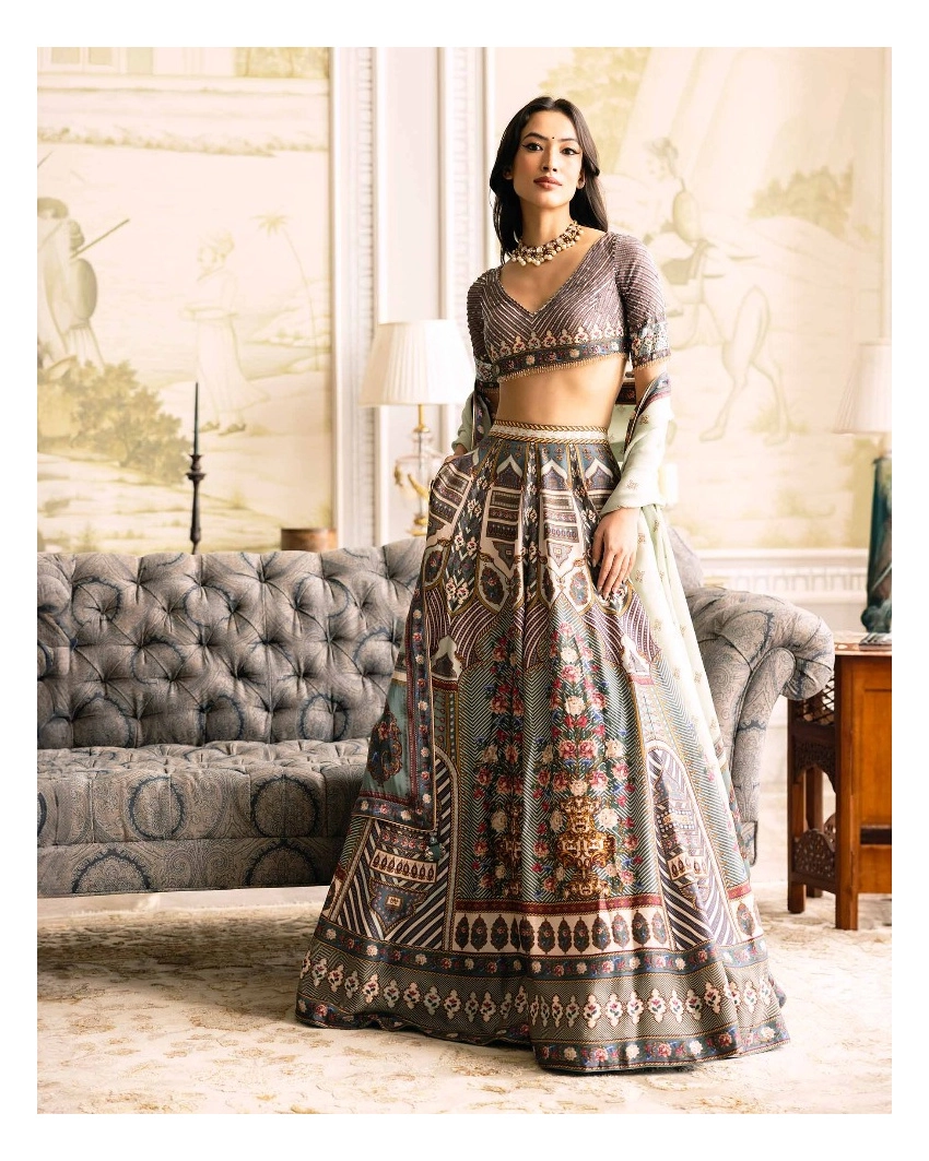 Hestia Printed Lehenga Set