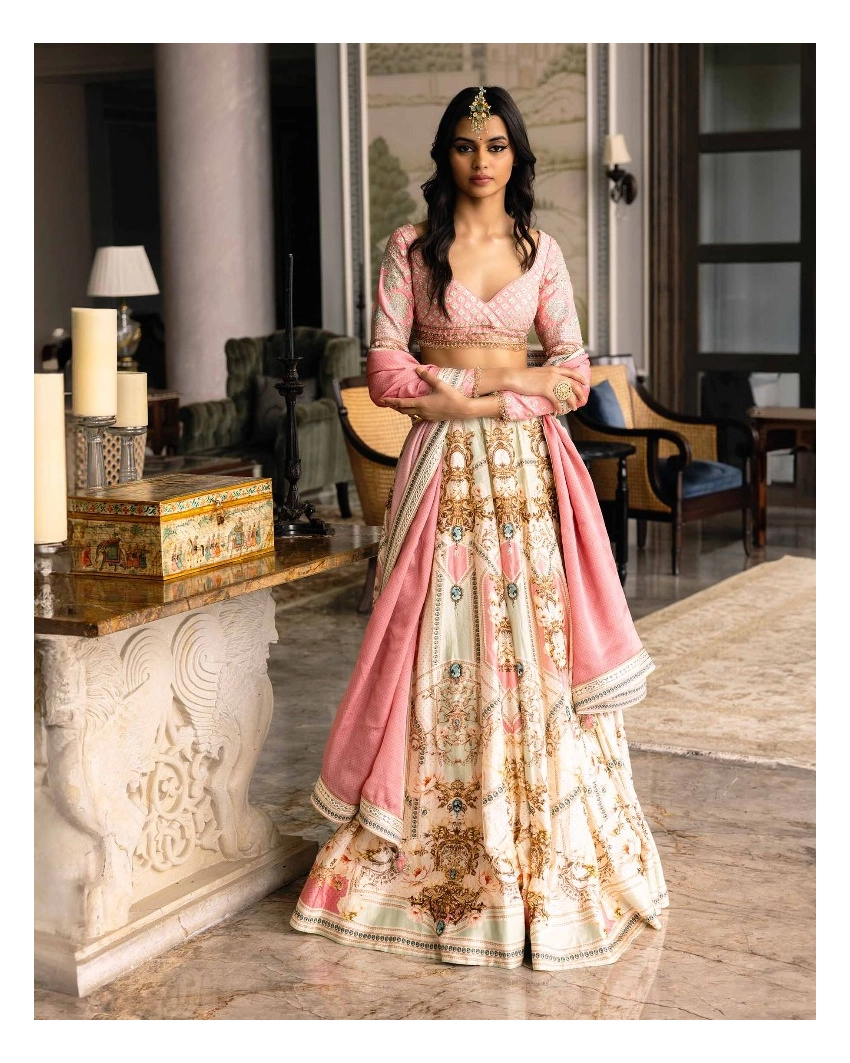 Electra Printed Lehenga Set