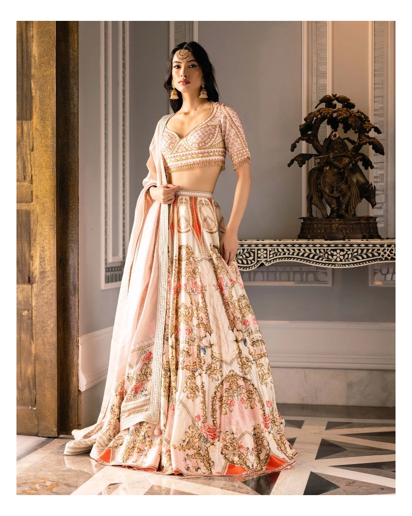 Doris Printed Lehenga Set