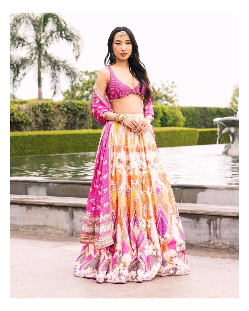 Calliope Printed Lehenga Set